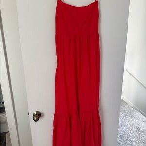 American Eagle Red Maxi Dress